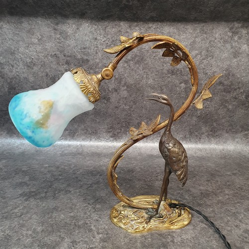 Ancienne lampe bronze - lampe, en