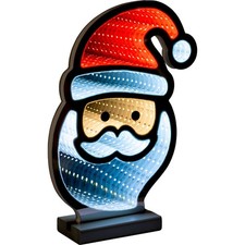 FHS Père Noël Figurine De Noël Décoration Figurine Lumineuse LED