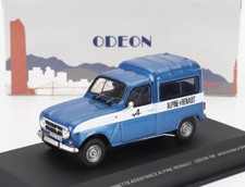 RENAULT - R4 F4 FOURGONNETTE assistance Alpine 1975 au 1/43 de Odéon Odeon 166