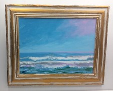 MARINE huile  "vaguement