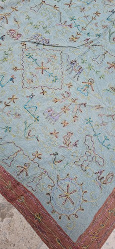 Dessus lit indien patchwork - de,