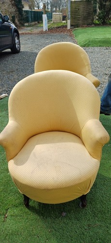 Fauteuils crapauds tissu - 2,