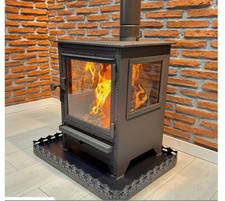 Poêle à bois en verre à