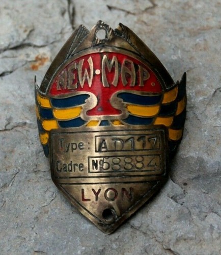Ancienne plaque moto - de, new