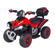 Nouveau Quad Électrique 6V Deluxe Pour Enfants Avec Lumières Et Sons Rouge