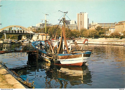 Carte postale port - carte,