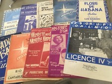 Lot 10 partitions diverses