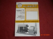 ANCIENNE   BROCHURE   PUBLICITAIRE   BROYEURS  MELANGEURS  ALBERT  (B)