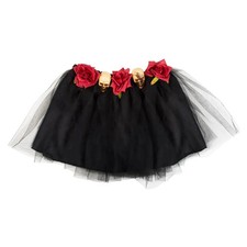 TUTU NOIR TÊTE DE MORT ADULTE