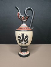 Pichet cruche poterie grecque fait main copie antique H 23 cm décoration Grèce