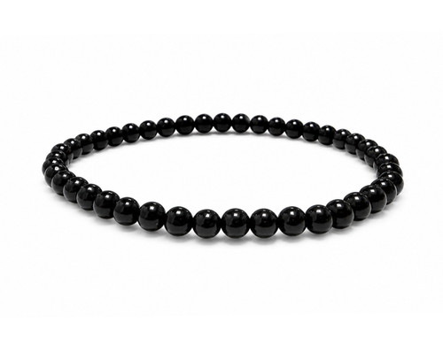Bracelet obsidienne noire - en,