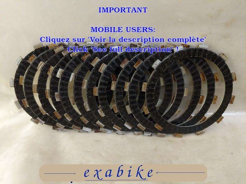 Disques garnis embrayage - disques, d'embrayage