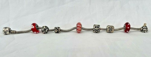 Bracelet pandora avec 3 - bracelet, pandora,