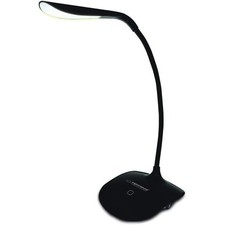 [ELD103K] ESPERANZA Lampe de Bureau Led Tactile ACRUX Bras Flexible Noir
