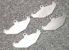 Titanium Brake Pad Shim Heat Shield Set for Lotus 340R 2000; Rear