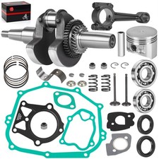 Crankshaft Connecting Rod Piston Gasket Valve 95 96 For YAMAHA Golf Cart Gas G14