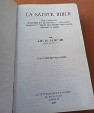 Ancien livre la sainte bible