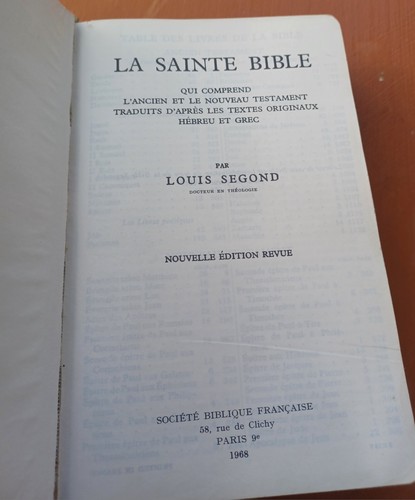 Ancien livre sainte - livre,