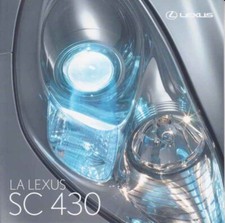 Catalogue Brochure Lexus SC