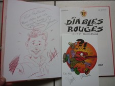 DEMARCK / LES DIABLES ROUGES 1   / EO +  DEDICACES + EX LIBRIS 25  EX  NUM SIGN 