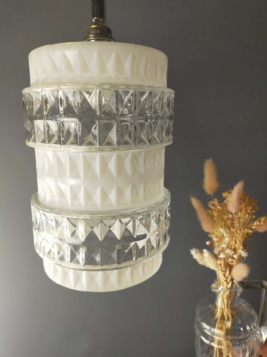Suspension verre blanc - , et