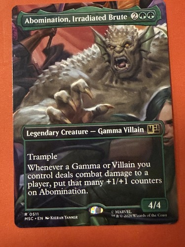 Mtg marvel abomination - marvel, —