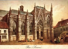 CPM - STREET - View of the Church - In Time Jadis (Somme)