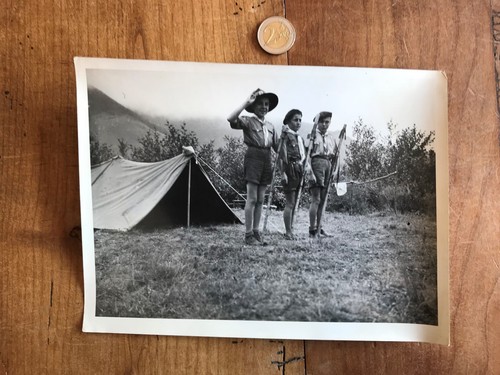 Photographie ancienne scout - photographie, de