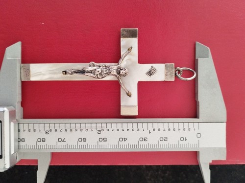 Grand pendentif croix argent - croix,