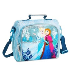 NEW Disney Store Frozen Elsa Anna Lunch Bag Tote Box Insulated Princess Bag