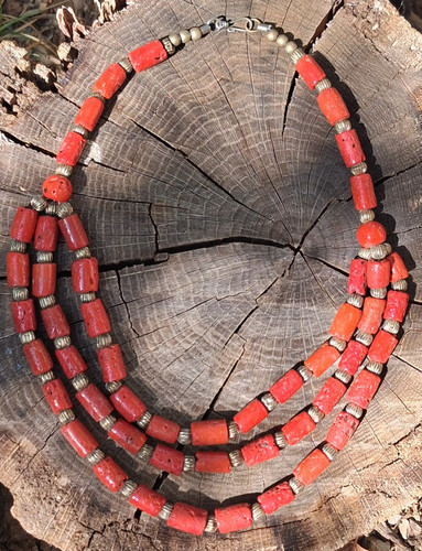 Collier ethnique rangs - collier, –