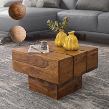 FineBuy Table d'appoint Bois