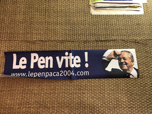 Affiche front national le - fn,