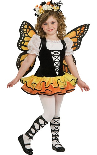 Enfants filles papillon jaune - enfants,