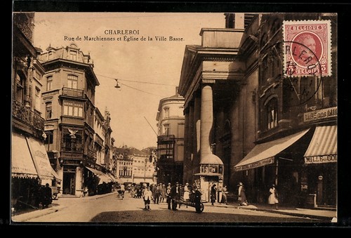 Cpa charleroi rue de - cpa,