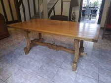 table sculptée salle à manger style Louis XV