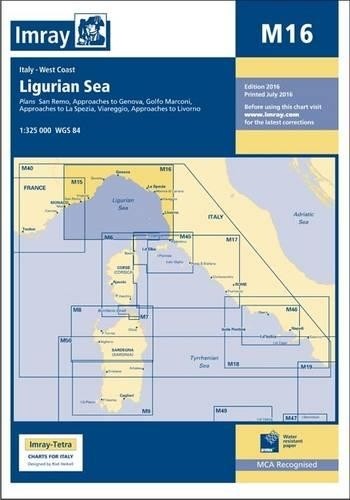 Imray series m16 ligurian - imray, m