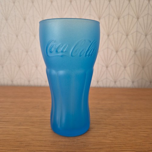 Verre collector coca cola - cola, bleu