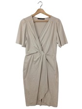 ZARA BASIC Robe portefeuille Dames Robe T EU 40 beige clair style décontracté