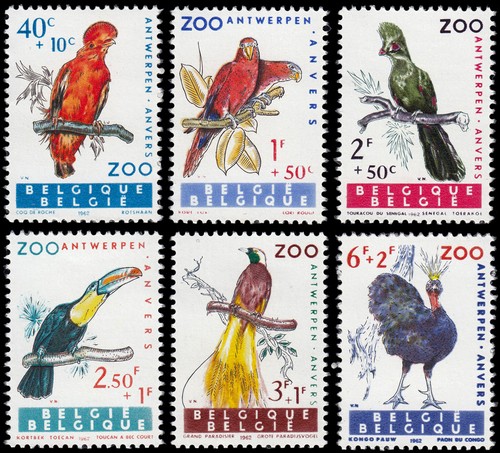 Belgique 1216 1962 œuvres - 1216/21,