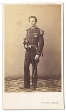 CDV Second Empire Photo Card - Military - Navy - Officer - Uniform