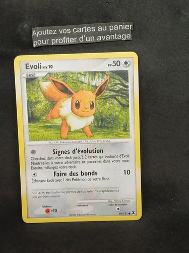Carte pokemon française evoli - française,