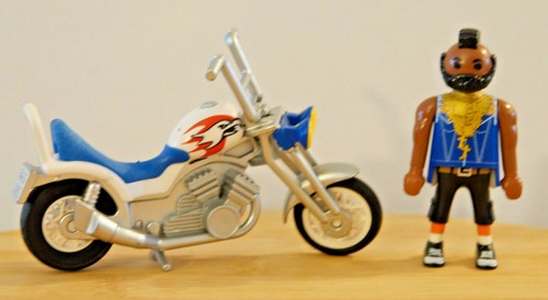 Playmobil moto biker - biker, americain