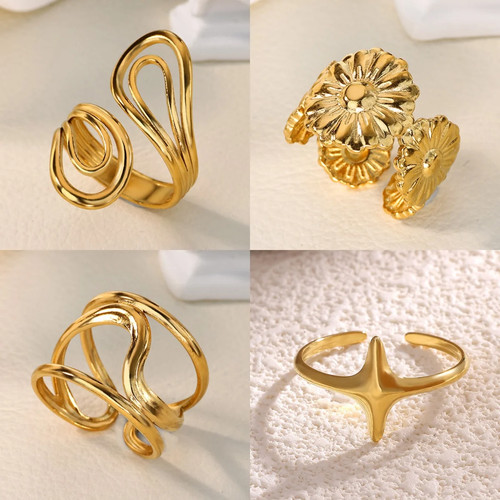 Bague fleurs femme - fleurs,