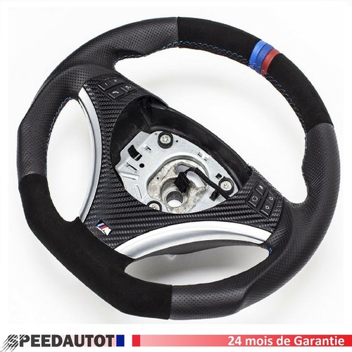 Volant aplati cuir bmw - volant,