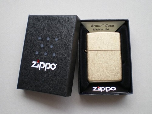 Zippo tumbled brass - zippo,