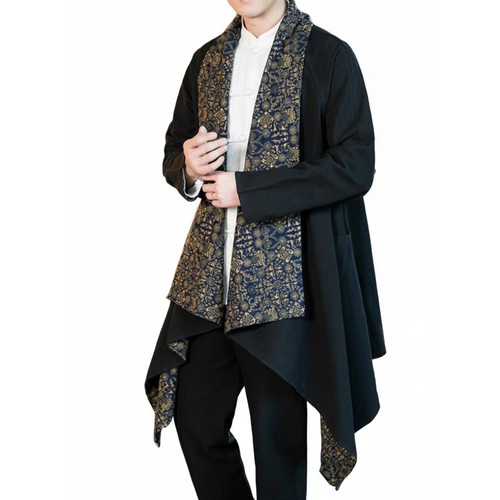 Cape homme lin style - , chinois