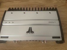 JL Audio 500/1 Monoblock Subwoofer Amplifier - Silver And Black - Pre Owned