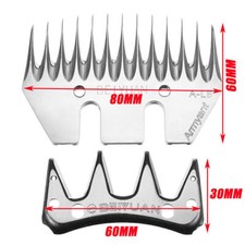 Ciseaux à dents droites 13T, peigne, lame de coupe, tondeuse pour chèvre, mouton