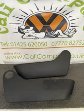 VOLKSWAGEN T5 DARK GREY SEAT TRIMS SINGLE PLASTIC SET PAIR Left Right